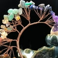 thumbnail image 3 of BLEEUS 7Chakra Tree Backflow Healing Crystal Stone Money Tree Incense Home Supplies (Curved), 3 of 10