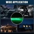thumbnail image 3 of Unique Bargains 4pcs 53.1 Inch LED Strip Light Decoration Cuttable Waterproof Green Light for Car Truck, 3 of 6