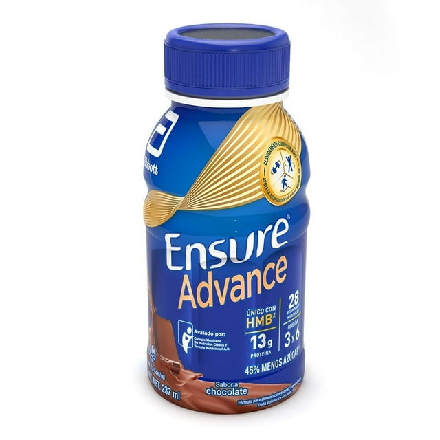 Fórmula para alimentación Ensure Advance enteral especializada sabor chocolate 237 ml