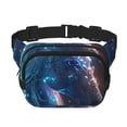 thumbnail image 1 of Easygdp Crystal Pattern White Horse Fanny Packs para Mujeres y Hombres, Bolsa de Cinturón, Bolsos de Cruz para Trabajo/Correr/Senderismo, 1 of 9