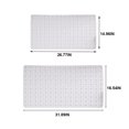 thumbnail image 3 of Non Slip Bath Tub Mat, Soft Large Shower Mat, Anti-Slip Bathroom Mat with Strong Suction Cups and Holes, Odorless, Machine Washable, for Bathtub, Bathroom Floor, Home, Hotel, 3 of 6