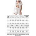 thumbnail image 2 of Revers Chemise + Short Camisa de solapa para mujer + Pantalones cortos Camisa de manga corta de algodón casual + Conjunto de pantalones cortos (Blanco S) Cgtredaw para Mujer Blanco T S, 2 of 7