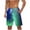 Mint Green, variant on ZCFZJW Mens Swim Trunks Quick Dry Swimwear Summer Tie Dye Gradient Print Hawaiian Swimming Beach Shorts with Pocket Bathing Suits for Men Blue L