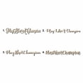 thumbnail image 1 of Play Like A Champion Sign Unfinished Wood Cutout Home Decor DIY Option 3- 42" Wide / 1/4", 1 of 3