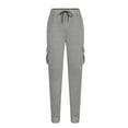 thumbnail image 3 of Diufon Men's Cargo Sweatpants Casual Elastic Waist Drawstring Wide Leg Loose Joggers Pants with Pockets, 3 of 5