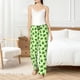 thumbnail image 4 of Balery Broccoli Vegetables Pantalones de pijama para mujer, pijamas ultraligeros, pantalones de estar por casa-Medium, 4 of 6