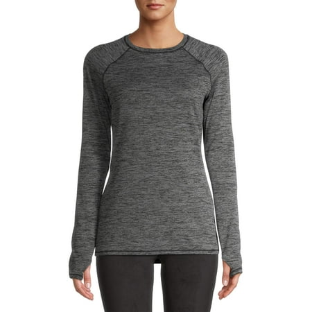 

ClimateRight by Cuddl Duds Women s and Women s Plus Plush Warmth Base Layer Top