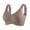 Coffee, variant on CFLVAEK Plus Size Bras for Women No Underwire Seamless Everyday Bra Comfort Full Figure Bralettes Breathable Brassiere for Big Bust Beige M