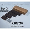 thumbnail image 3 of Kit 4 Repisas Flotantes 50x15 40x15 30x15 20x15 Y Accesorios Modelo Anahuac, 3 of 4