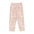 thumbnail image 4 of Goofa Easter Bunny Printed Soft Pajama Pants for Women, Wide Leg Comfy Casual Lounge Yoga Pants-X-Large, 4 of 9