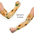 thumbnail image 4 of Pretty Sunflower Arm Sleeves,UV Sun Protection Cooling Arm Sleeves for Basketball Running Cycling Golfing, 4 of 7