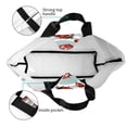 thumbnail image 4 of Balery Insects Bolsa Tote Estilo Estético con Cremalleras, Bolsa de Hombro, Bolsa de Compras Grande y Plegable, 4 of 8