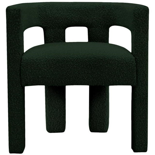 Meridian Furniture Athena Green Boucle Fabric Accent/Dining Chair