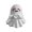 C, variant on Cute Single Halloween Tabletop Decor, Mini Friendly Ghost Figurine with Unique Expression, Modern Art Desktop Ornament for Halloween Party Indoor Home Decoration