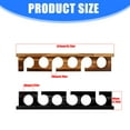 thumbnail image 3 of Wooden Fishing Rod Holder Rack, Wall Mounted Storage for Multiple Rods with Hardware, Charm for Garage or Cabin, 3 of 9