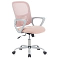 thumbnail image 6 of Ergonomic Office Chair, Comfortable Home Office Chair with Lumbar Support Computer Chair with Adjustable Height, Pink Reclining Desk Chair, 6 of 8
