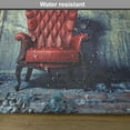 thumbnail image 6 of Ambesonne Grunge Place Mats Set of 4, Old Armchair Messy House, Standard Size, Pale Green Red Black, 6 of 6