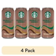 (4 pack) Starbucks Doubleshot Energy Mocha Coffee Energy Drink, 15 oz Can