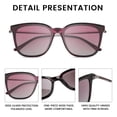 thumbnail image 4 of Gafas de Sol DUCO Sobredimensionadas Polarizadas para Mujer UV400 W016, 4 of 5