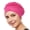 Hot Pink, variant on Beemo Swim Caps for Women Swimming Turban Polyester Latex Lined Pleated for Ladies - Red