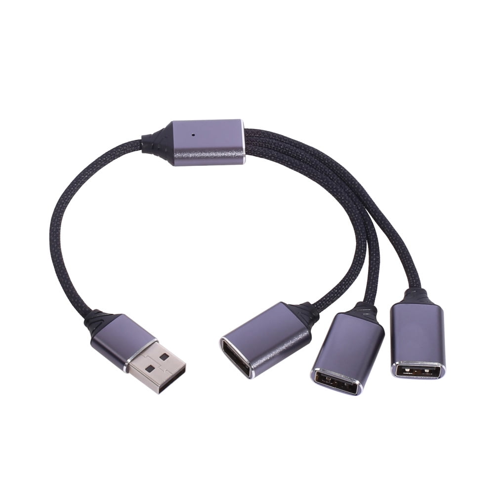 3 Port Usb 2 0 Splitter For Laptop Computer With Otg Function Data Charging Assistance