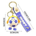 thumbnail image 3 of Eolstice Cute Soccer Ball Keychain, Football Gift for Boys and Girls, Father's Day Bag Charm, Sports Party Favor, Backpack Keyring Accessory for Kids, 3 of 6