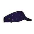 thumbnail image 2 of Kll Sport Sun Visor Hats Ball Caps Empty Top Baseball Sun Cap For Men Women-Mathematical Symbols, 2 of 8