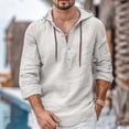 thumbnail image 2 of Men's Shirts Button Down Solid Color Loose Handsome Long Sleeved Plus Size Black Going Out Fall Tops size L, 2 of 5