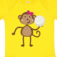 thumbnail image 4 of Inktastic Cute Volleyball Girl Monkey Girls Baby Bodysuit, 4 of 5