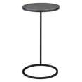 thumbnail image 2 of Uttermost Brunei Contemporary Metal and Aluminum Accent Table in Black/Silver, 2 of 5