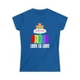 thumbnail image 4 of Proud LGBT Love is Love Lesbian Gay LGBT Rainbow Gay Pride Shirts for Women, 4 of 8