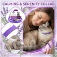 thumbnail image 2 of Cat Calming Collar for Anxiety Relief & Stress Reduction, Pheromone Technology to Soothe Fear, Waterproof & Adjustable Fit for All Cats (1 * Pet Collar), 2 of 6
