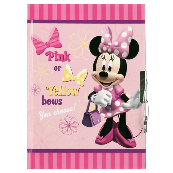 Disney Minnie Mouse Bow-tique Diary with Lock & Key