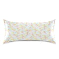 thumbnail image 3 of Haosy Satin Pillowcase for Hair and Skin Standard Cooling Silk Pillow Case with Envelope Closure Soft Pastel Rainbow Lemon 20"x26", 3 of 9