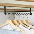 thumbnail image 3 of SHISUYAN 1Set Bedside Clothes Hook Rack 15.7X3.9X1.3Inch Iron Material Rectangular Shape Simple Design, 3 of 8
