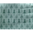 thumbnail image 4 of oneOone Georgette Viscose Fabric Floral & Flying Swan Block Printed Craft Fabric BTY 42 Inch Wide, 4 of 4
