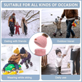 thumbnail image 5 of Gorro de punto trenzado holgado para niños pequeños, gorro de esquí para niñas y niños, y bufanda del mismo color, 5 of 5