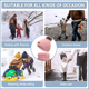 thumbnail image 5 of Gorro de esquí holgado de punto trenzado para bebé, gorro de esquí para niñas y niños, y bufanda del mismo color, 5 of 5