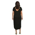 thumbnail image 5 of Terra & Sky Women's Plus Size Criss Cross Dress, 5 of 5