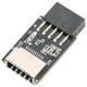 thumbnail image 1 of USB2.0 Para Tipo E USB2.0 9pin A Tipo C Tipo Delantero E 20 PIN DURBRADO METAL METAL USB2.0 HÍRBRA PARO E, 1 of 7
