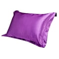 thumbnail image 2 of Funda de almohada de seda de emulación de color sólido Ropa de cama Funda de almohada individual pura Protector interior Speravity JJ13692-05, 2 of 4