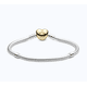 thumbnail image 2 of Brazalete snake cierre corazon dorado 21 cm, 2 of 2