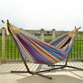 thumbnail image 4 of Vivere Double Cotton Replacement Hammock for 8’ & 9’ Stands, Canvas Only, Tropical, 4 of 5