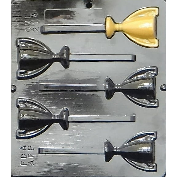 214 Trophy Lollipop Chocolate Candy Mold