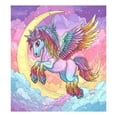 thumbnail image 2 of Dishwasher Magnetic Refrigerator Magnet Cover Sticker Home Decorative 23"x26" Adorable Rainbow Horse, 2 of 6