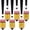 Classic, variant on 6 Sets Wooden Hall Passes for Classrooms Bathroom Passes Lanyards Classroom Must Haves for Restroom, Library, Office and Nurse School Teacher Supplies Gift(Multicolor,Crayons)