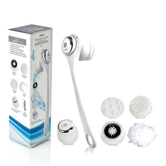 ISO Beauty Cleansing & Exfoliating Rechargeable All-in-1 Body Brush - White