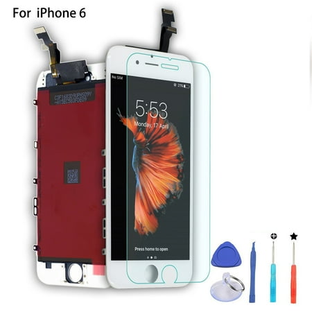 Touch Lcd Screens - iPhone 6 Screen Replacement LCD Display Touch Screen Digitizer Frame Assembly Full Set for iPhone 6 4.7
