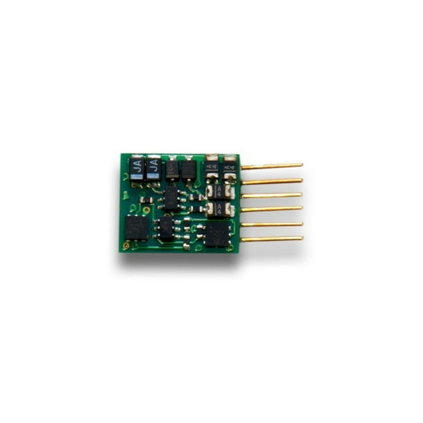 Digitrax DGTDZ126IN Z DCC Decoder S6,Pin n Plug Back EMF 2Function1A, DCC Decoder By Digitrax