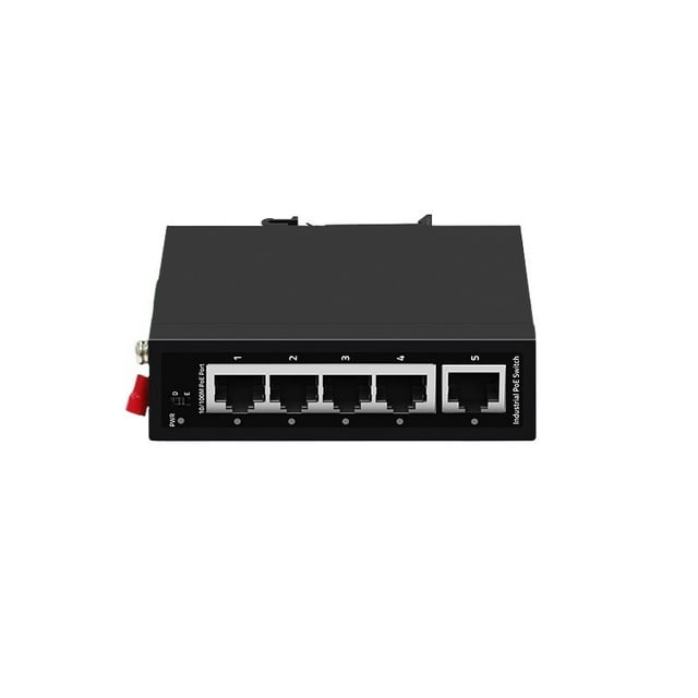 Industrial Gigabit POE Switch 5/6 Port 100/1000Base-T DIN IP30 Network Ethernet Switch Lightning Protection Max BT90W ,Security
